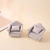 Handmade Miniature Sofa Model Figure 1/12 Dollhouses Decorative Accessories Detailed Wooden Furniture for Craft Project