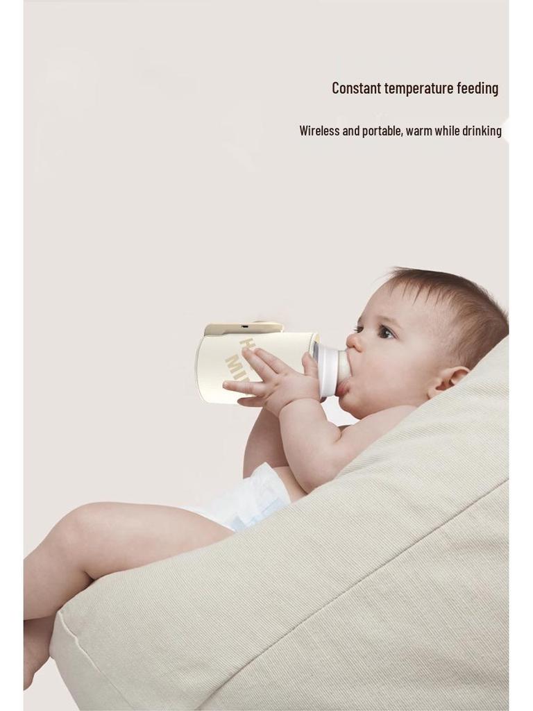 Încălzitor portabil wireless pentru biberon cu izolație și control constant al temperaturii