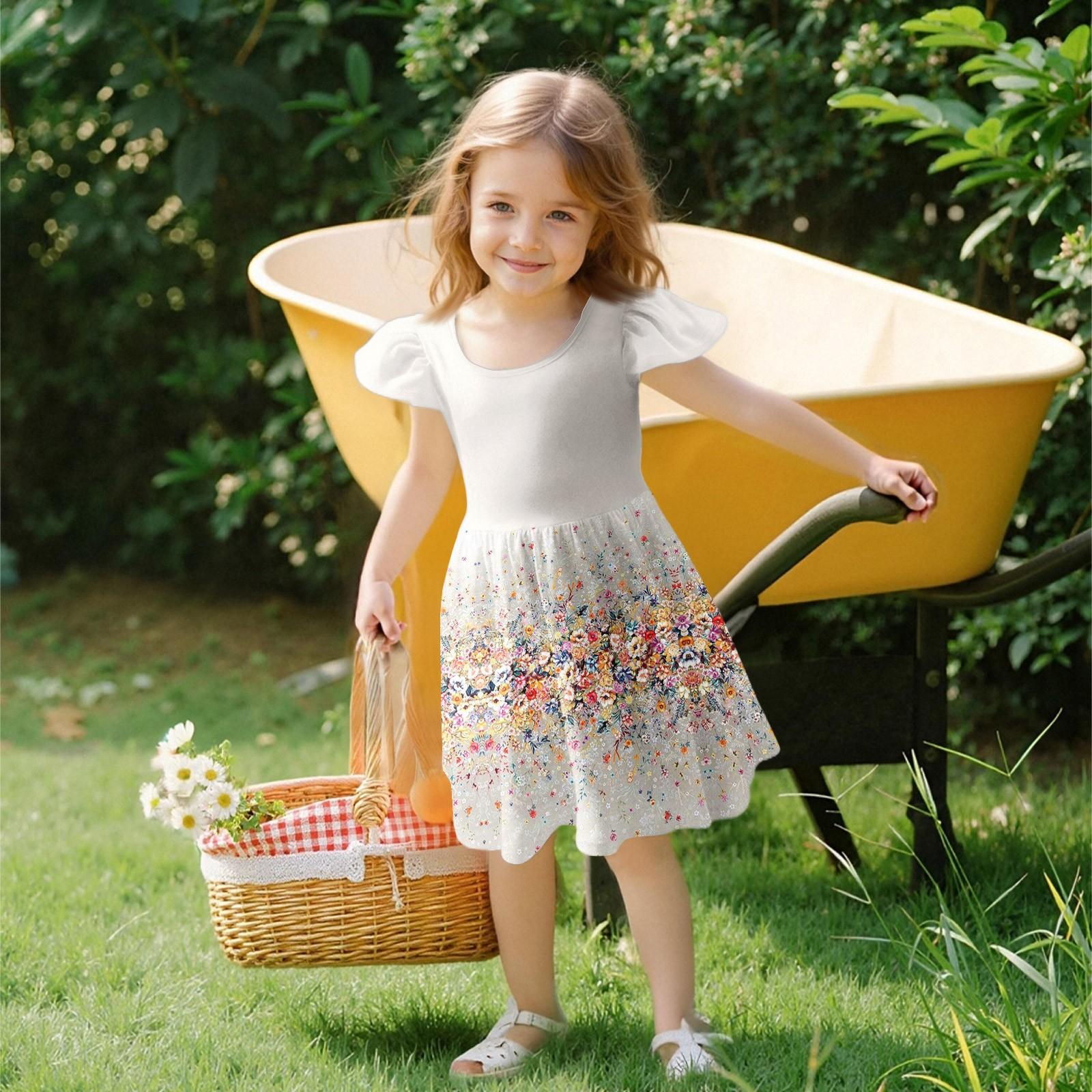 

Девочки Платье с рукавами для малышей Платья Повседневные платья для вечеринок и школ Одежда для девочек 130