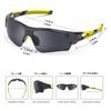 BEACOOL Sportsonnenbrille mit polarisierten Gläsern für und TR90 TAC UV400 Sonne Unisex Sicher und Schwarz Gelb Baseball, Laufen, Radfahren, Bergsteigen,
