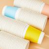 YOUAO Disposable Cups, Extra Thick, 270ml*100 Pieces, Four Colors, for Home, Office, And Business Receptio