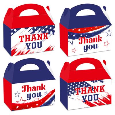Independence Day Party Decoration Gift Box National Day Celebration Snack Candy Carton Handheld Box