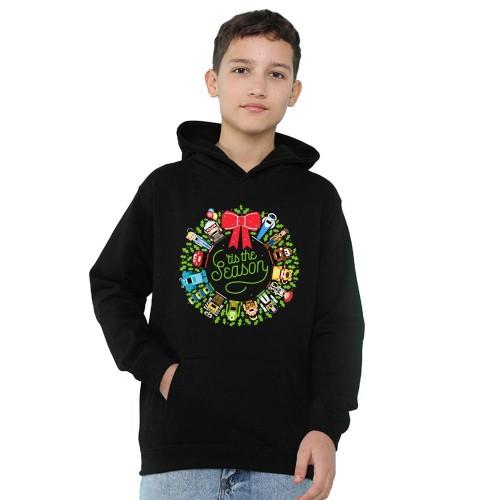 Cars Childrens/Kids Wreath Heather Christmas Hoodie