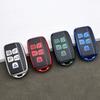 Durable Tpu Leather Key Cover For Land Rover Sport Evoque Discovery Velar Freelander Jaguar Xf Xe Xj Protective Case Keychain