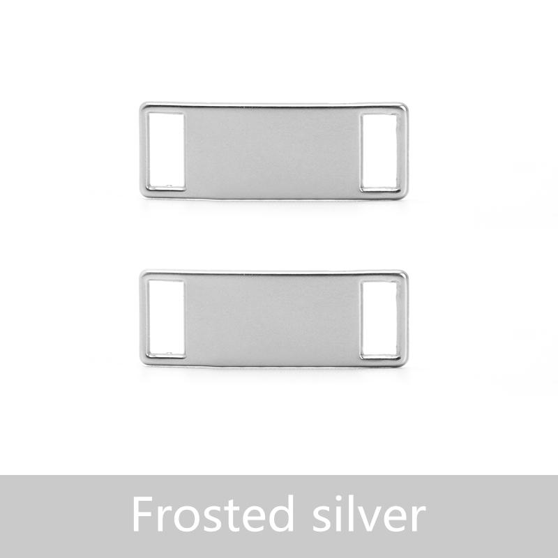 New 2pcs/pair Brand New AF1 Shoe Accessories Shoelaces Buckle Accessories Metal Lace Lock DIY Sneaker Kits Metal Lace Buckle