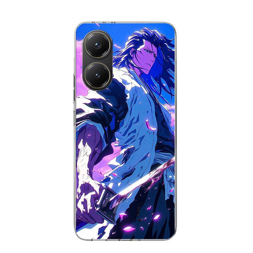 Bleach Kuchiki Byakuya Phone Case For Xiaomi Poco F7 Ultra X7 X6 Pro X5 Redmi 15 15C 13 13C 12 12C 10 10A 10C 9 9A 9C 9T Shell P
