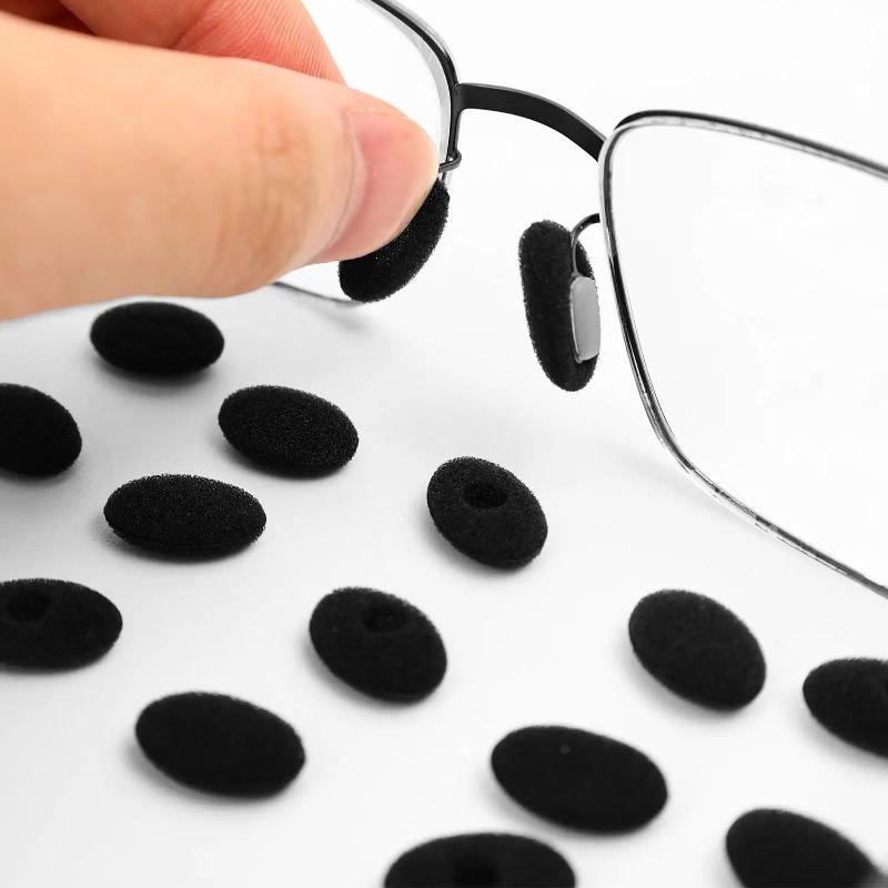 Self-adhesive Anti-slip Soft Glasses Nose Pads 8/16/24Pcs Foam Material Easy to Replace for Eyeglass Repair Kit