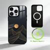 A-Ästhetisches Liniengefühl Handyhülle Für iPhone 17 16 15 14 13 12 Pro Max Plus für Spiegel Drahtlose Magnetische Abdeckung