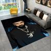 Tappeto Area Hip Hop Art Rapper Leggenda Star, Tappeto per Casa Soggiorno Camera da Letto Bambini Divano Zerbino Decorazione, Tappetino Antiscivolo