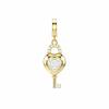Swarovski Idyllia Charm Gold Tone Heart With Key Charm