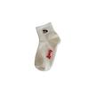Cute White Summer Thin Cotton Socks Short Sporty Style Low-Top Sweat-Absorbing And Breathable Girl Socks