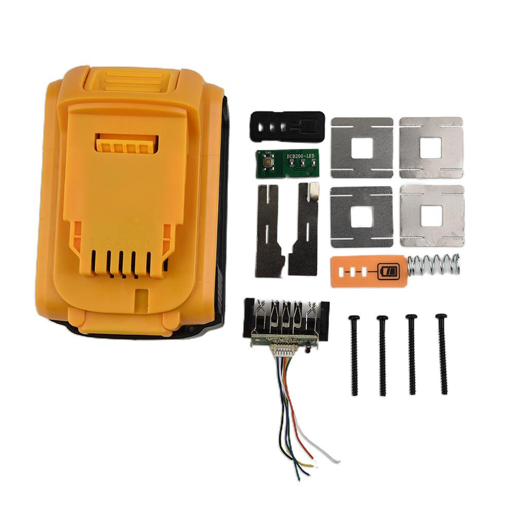 For DeWalt-DCB200 Battery Plastic Case PCB Protection Circuit Board For-DeWalt 18V 20V Repair And Assemble Batterie