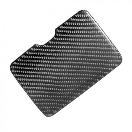 Carbon Fiber Interior Driver Side Fuse Box Cover Trim For Mitsubishi Outlander