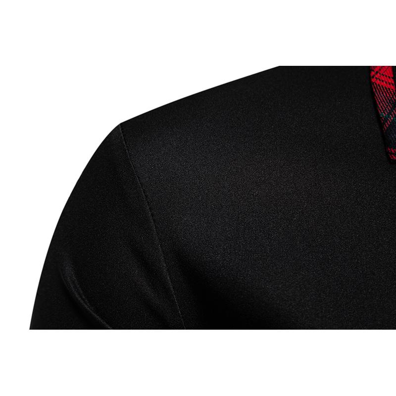 Autumn New Arrival Men's Plaid Color Block Long Sleeve Shirt Casual Business Patchwork Male Daily Office Social Work Shirts