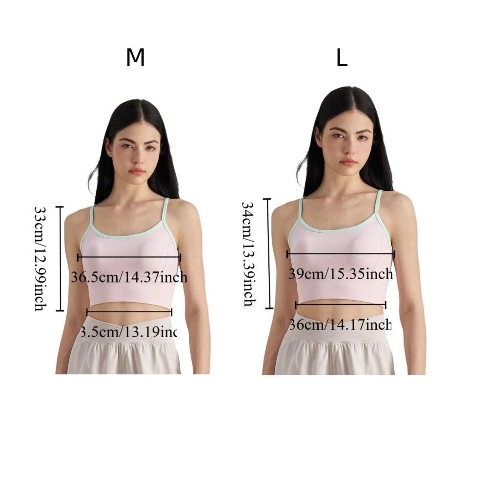 Contrasting Color Sports Vest Splicing Design Fitness Bra Beautiful Back Sports Bra  Youth