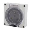 TT-30R Steckdose 30A IP55 Wasserdicht PA66 Kunststoff Messingkontakte Abgedeckte abschließbare Steckdose für den Außenbereich US-Stecker