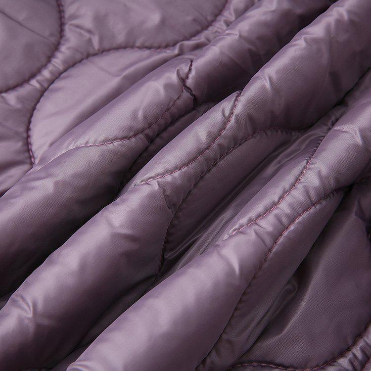 2025 Autumn/Winter Retro Lapel Cotton Jacket - Versatile Quilted Warm Short Coat for Women