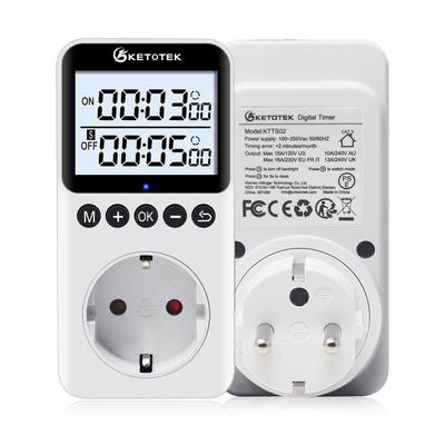 Comutator Temporizator Digital EU Priză cu Temporizare Electronică Programabilă Aparat de Bucătărie Control Timp Zi/Oră Cu Iluminare de Fundal