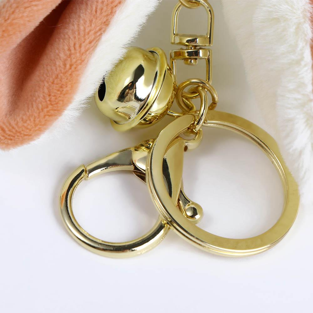 Ornaments Purse Accessories Charm Plush Pendant Plush Doll Plush Dog Keychain Plush Bunny Keyring