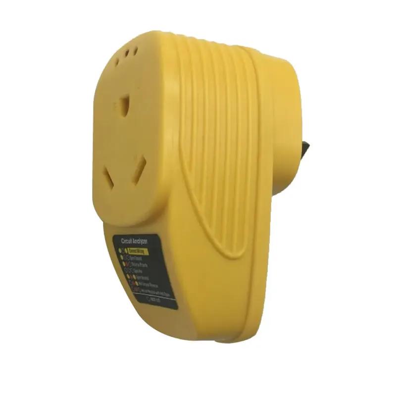 RV Surge Protector LED Indicator Light 30 Amp Male To 30 Amp Female Connection Adapter Circuit Analyzer for RV Camper Trailer