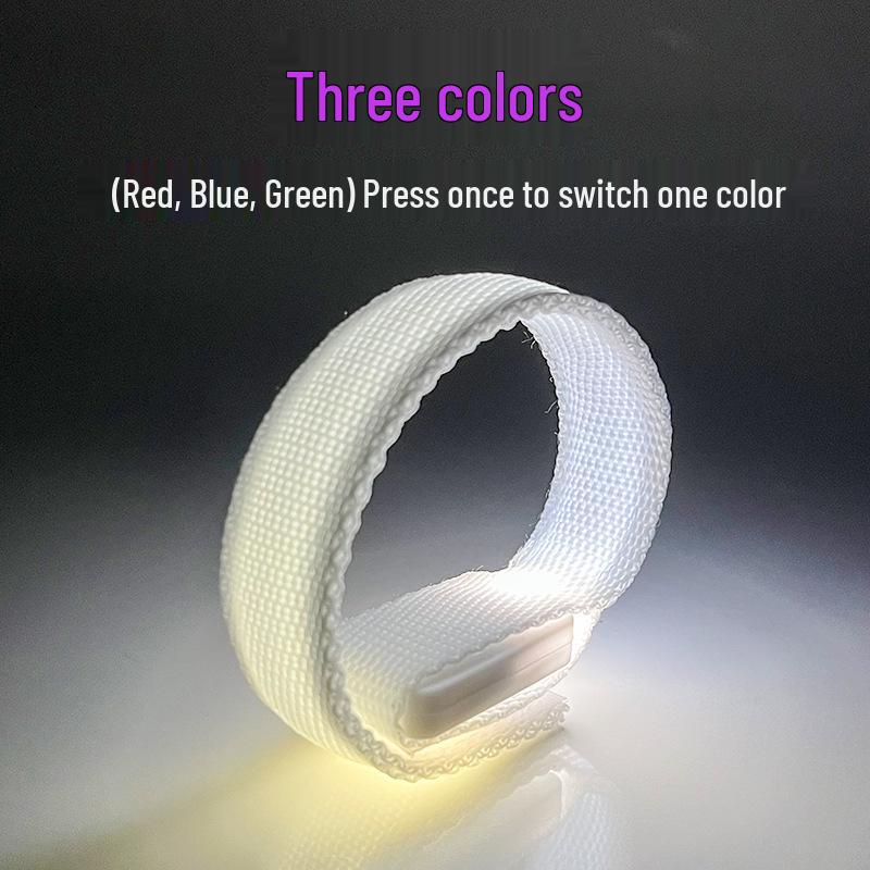 Luminous LED Sports Wristband: Glowing Bracelet for Night Running, Parties, Concerts