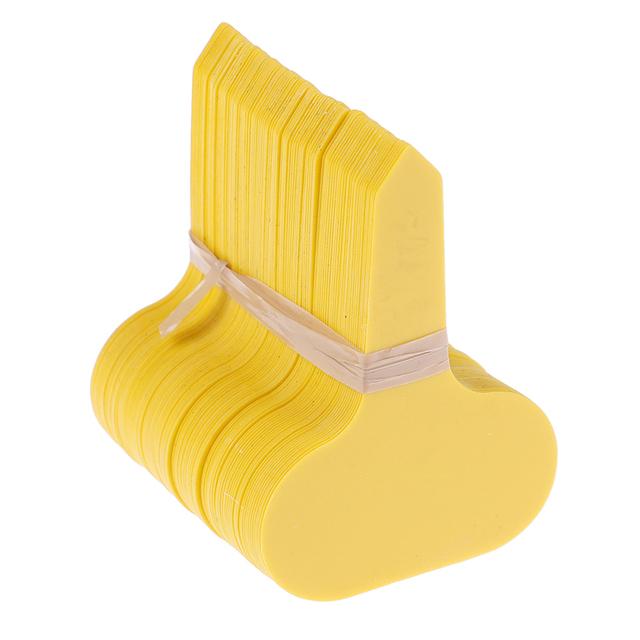 100pcs Garden Labels Plant Classification Sorting Sign Tag Ticket Plastic Writing Plate Board Plug In Card Colorful Garden Decor