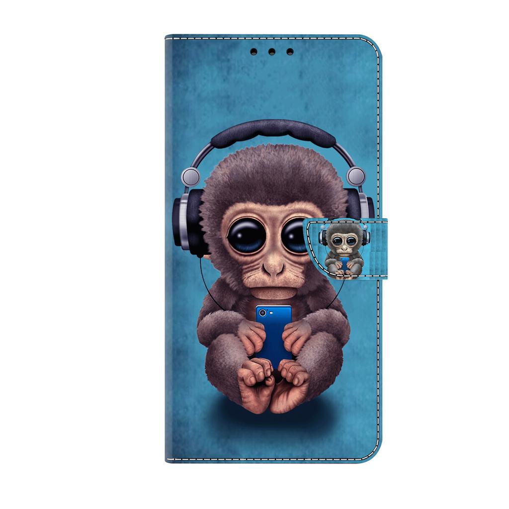 Etui na telefon Samsung Galaxy A55 A35 A34 A33 A32 A31 A16 3D Urocze Malowane Magnetyczne Skórzane Etui z Klapką i Uchwytem Portfel Etui na Telefon Komórkowy