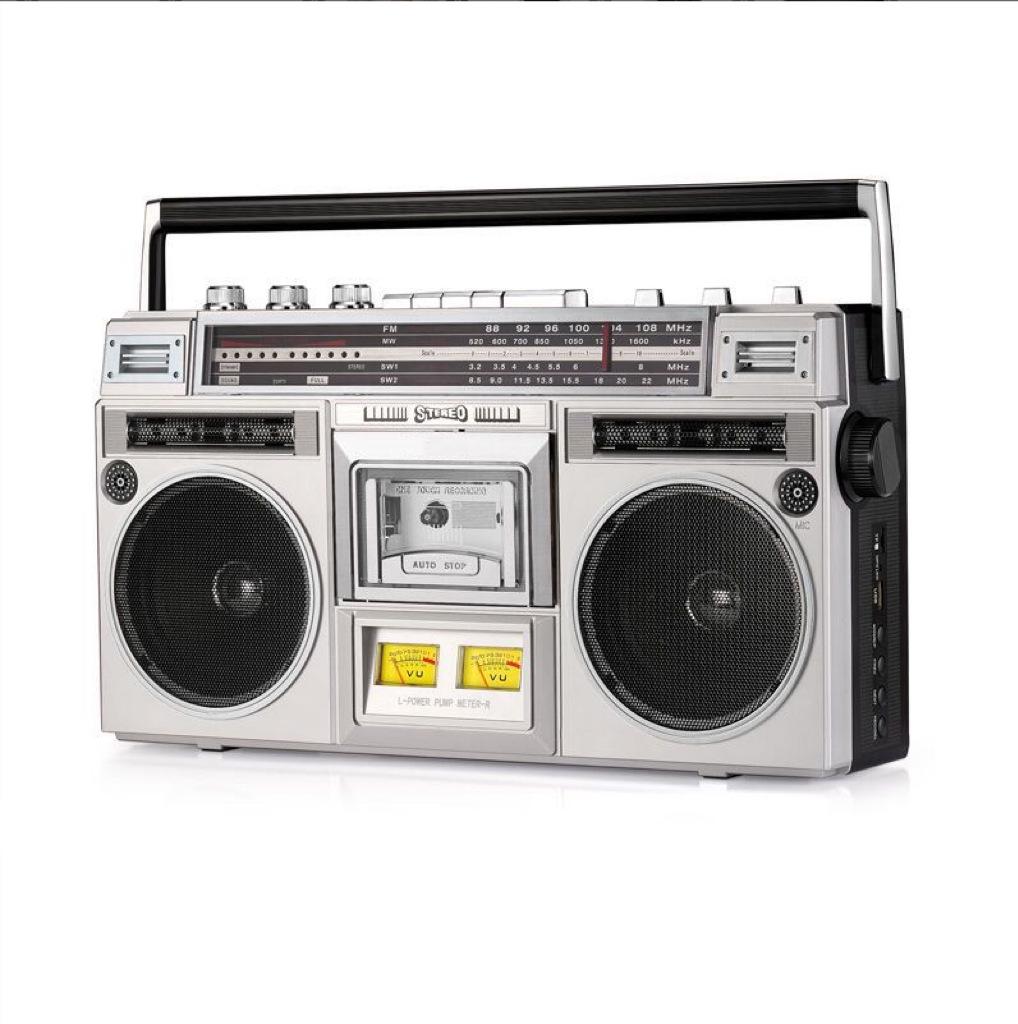 Retro 80s Cassette Player & Bluetooth Speaker with Subwoofer