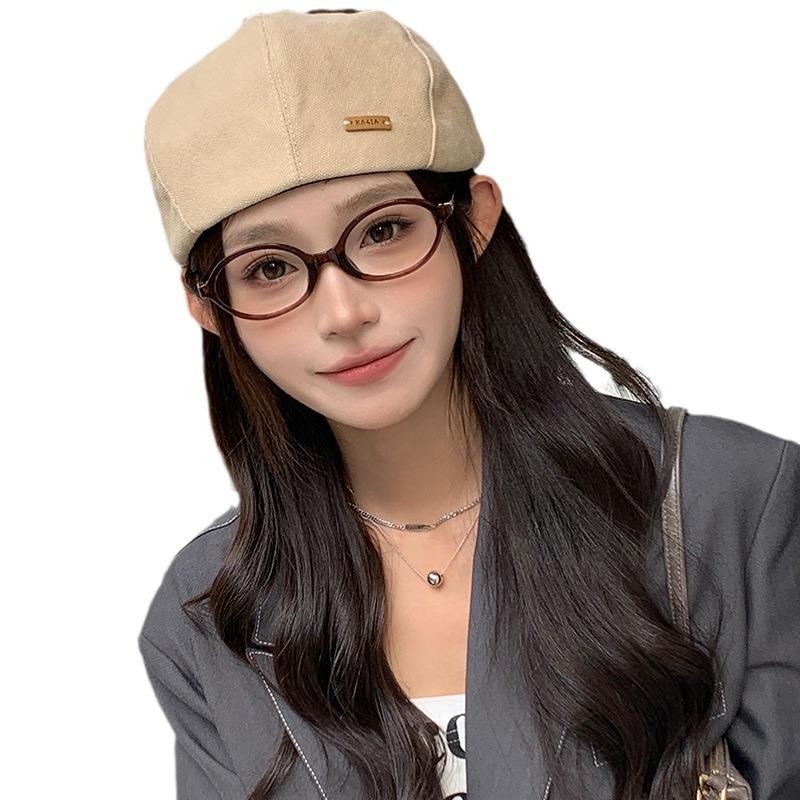Autumn and Winter New Style British Retro Ins Small Label Reverse Beret Korean Style Casual Fashion Versatile Painter