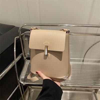 Strukturierte Retro-Umhängetasche Damen-Tasche Frühjahr 2025 Neue Mode Umhängetasche Einfache Damen-Tasche