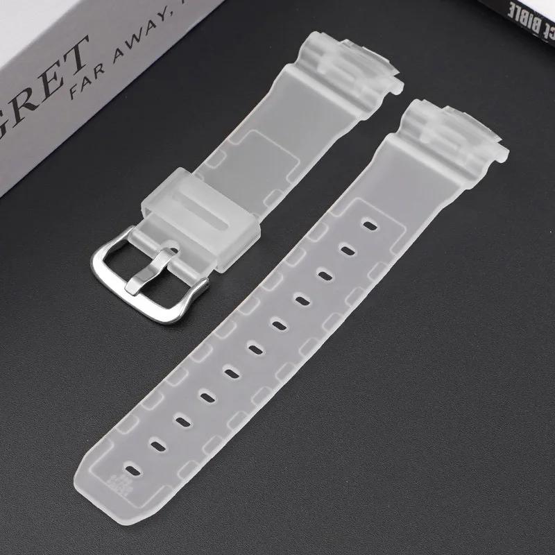 16mm Silicone Rubber Watch Band for Casio DW-5600 GW-M5610 G-5600 GW-B5600 DW-6900 GA-2100 9052 Series Sports Replacement Strap