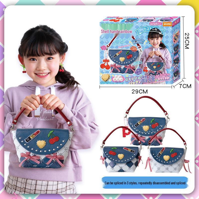 Handmade Japanese Puzzle DIY Bag for Girls (Ages 3-9) - Educational Toy & Birthday Gift