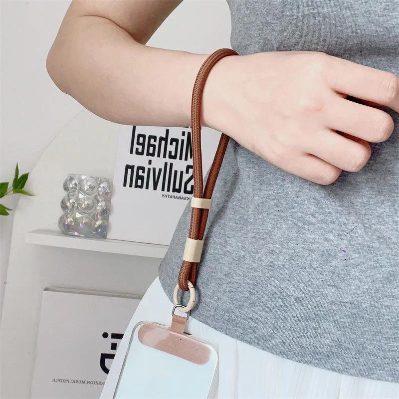 Adjustable Mobile Phone Short Lanyard Rope Cord Nylon Anti-Lost Hand Wrist Strap Universal for Mobile Phone Case Accessories