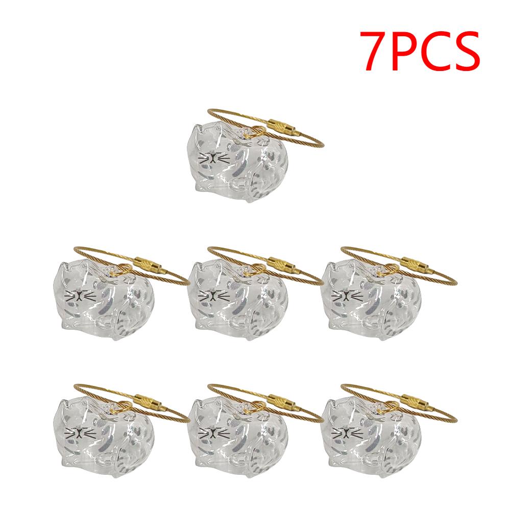 Katzen Schlüsselanhänger Transparenter Katzen Schlüsselanhänger Haarspeicherflasche Haarspeicherbox für Haustiere Katzenhaarspeicher Kapsel Schlüsselanhänger für Tierliebhaber