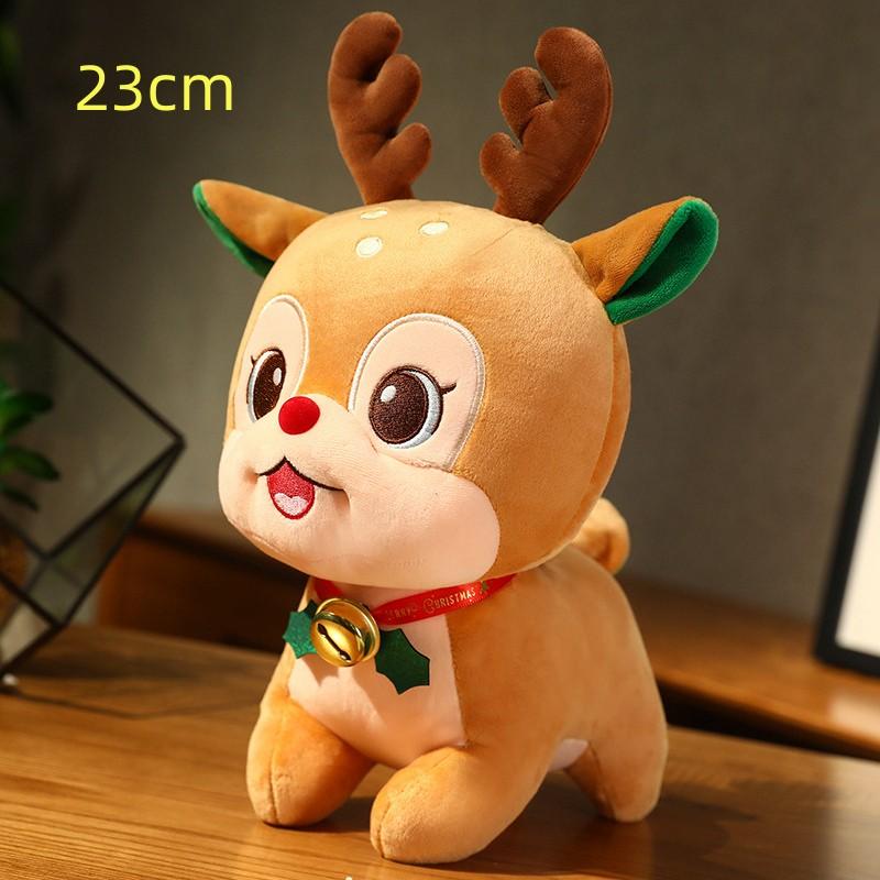 Creative Christmas Gift Stuffed Reindeer Doll Apple Plush Toy Christmas Tree Doll Creative Xmas Present Home Decor Decorative