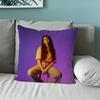 Cantante Popolare Selena Gomez Love On Federa Cuscino Divano Soggiorno Camera da Letto Testiera Schienale Cuscino Cuscino Quadrato Ora del Riposo