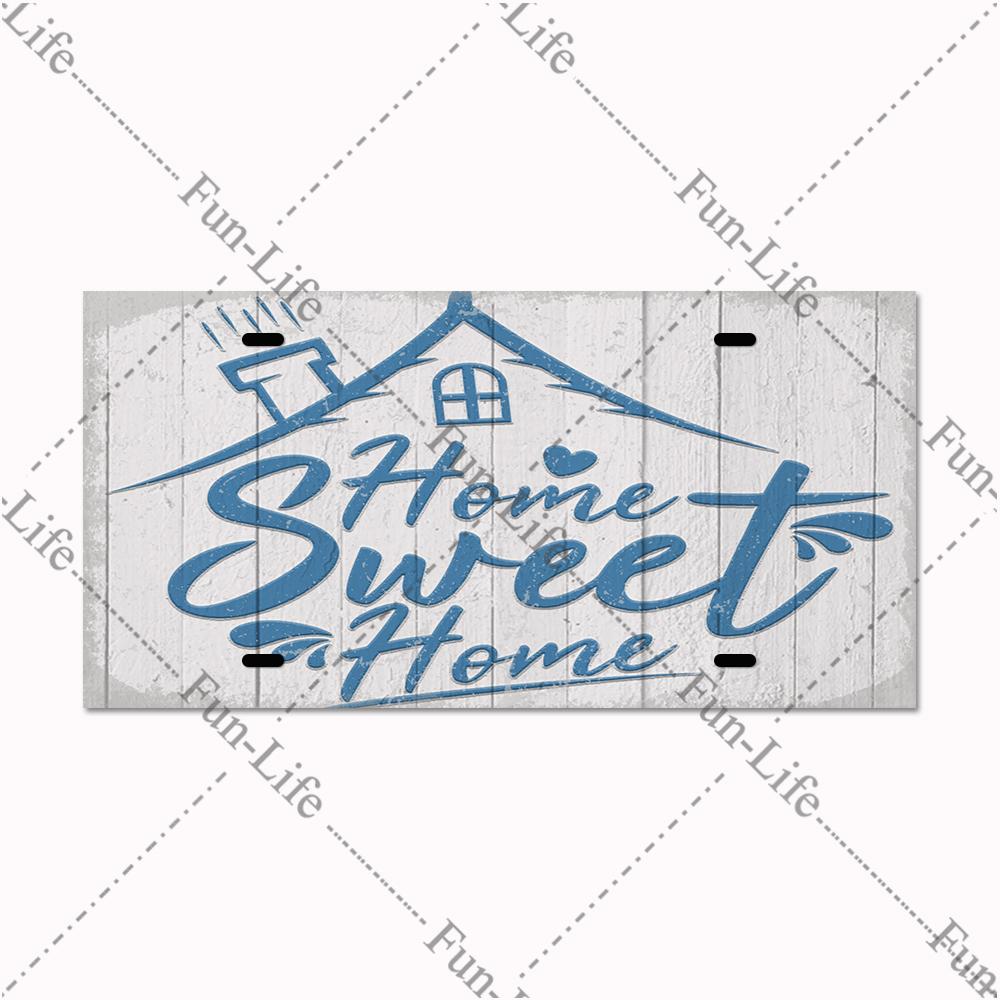 Welcome Home Metal Poster, Tin Signs, Vintage Pet, Family Hanging Plates, Plaque, Bar, Pub, Garden, Farm, Home Wall Decor