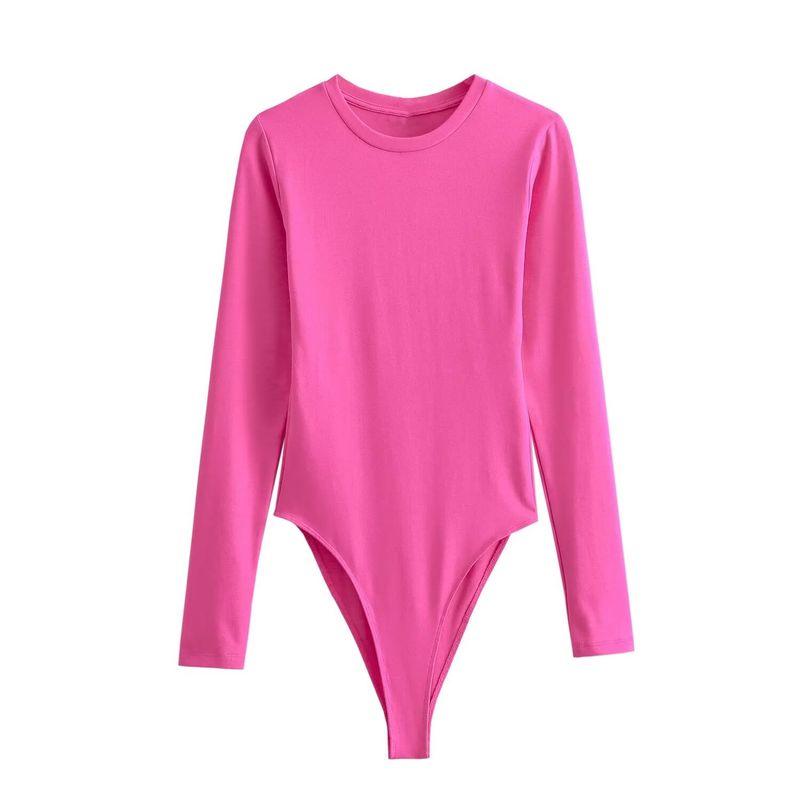 Women's Fashion Style Long Sleeves Modal Fiber Jumpsuit