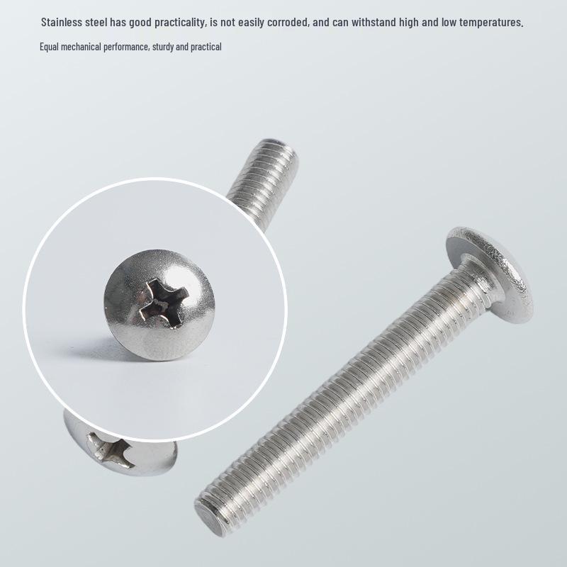 Stainless Steel M3 Pan Head Crosshead Machine Screw Bolt