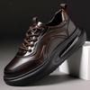 Fashion Luxury Genuine Leather Sneakers for Men Spring Autumn Soft-soled Men's Platform Shoes Designer Increase Sport Shoes Male