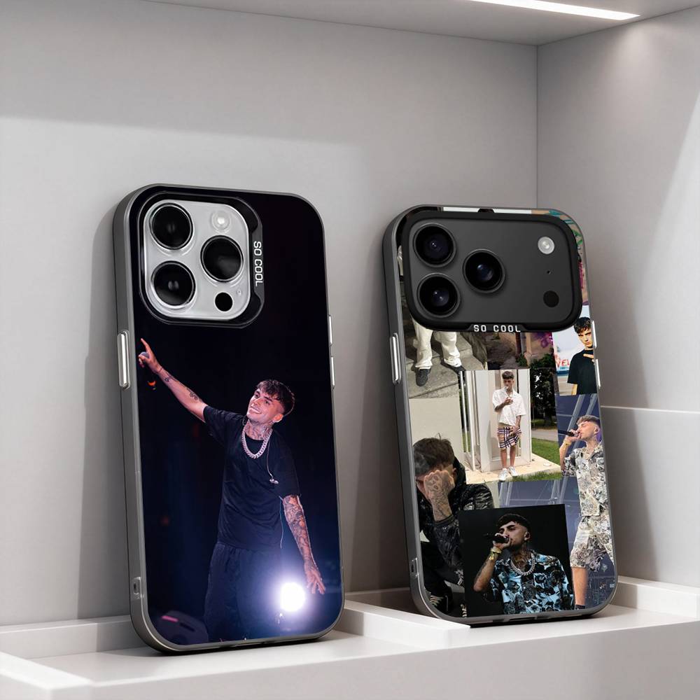 Singer T-Tony B-Boy Cool For iPhone 11,12,13,14,15,16,17,Pro,Max,Plus,E,Air,Mini Phone Case IMD Matte Black