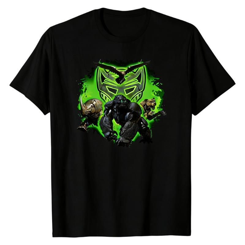 Optimus Primal Maximals Transformers TShirt Beast Wars Robot Character Print Crew Neck 100 Cotton Soft Oversized Fashion Tops S