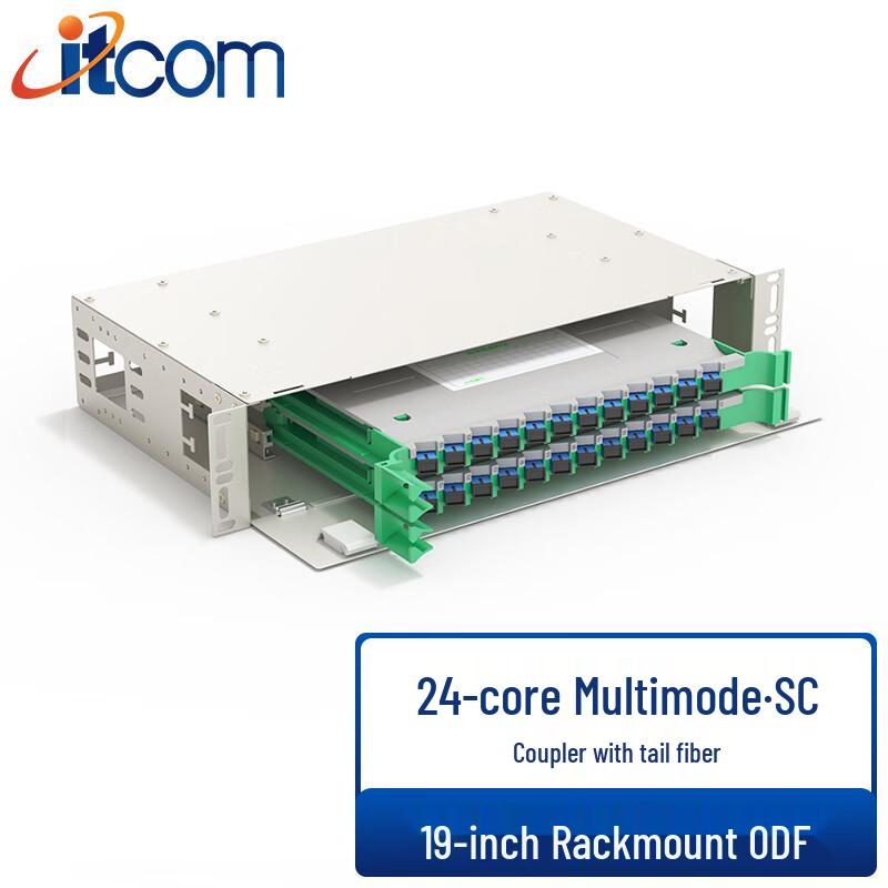 itcom Adicom 19-inch Rack-Mount ODF Fiber Optic Distribution Frame