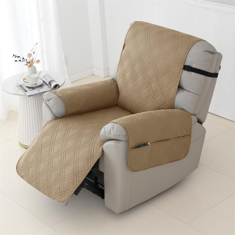 1seater Waterproof Recliner Cover Anti-Slip Pets Kids Armchair Slipcover Lazy Boy Sofa Couch Furniture Protector for Living Room