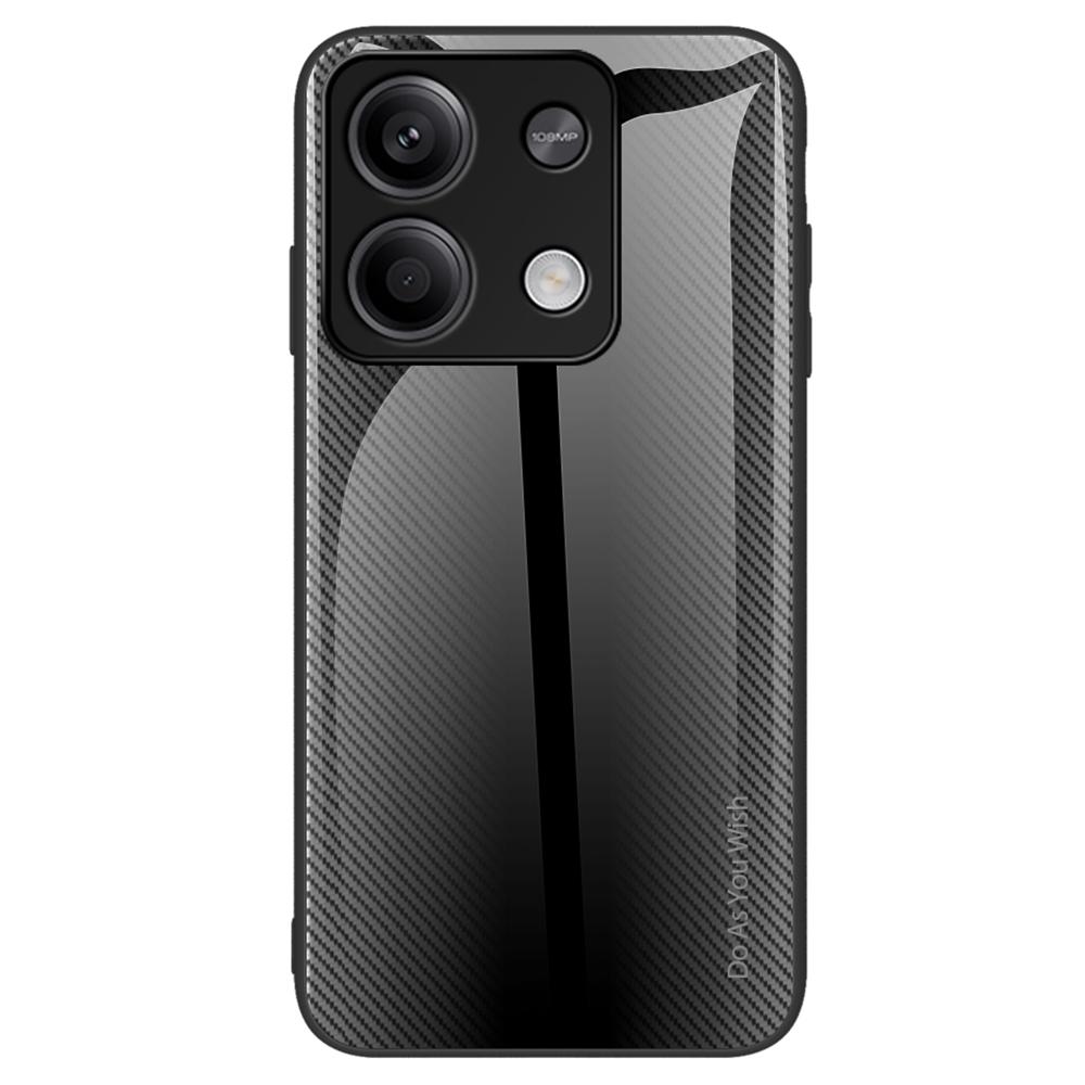 For Xiaomi Redmi Note 13 5G Case Tempered Glass Back Soft TPU Frame Phone Cover