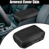 Car Armrest Box Cover Faux Leather for Subaru Forester 2013-2018 Black White