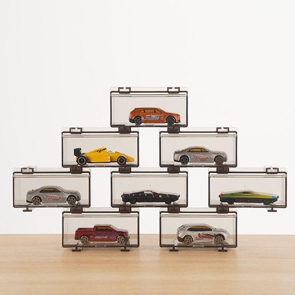 1:64 Diecast Car Display Box Transparent Car Toys Case Portable Model Car Box  Boys Gift