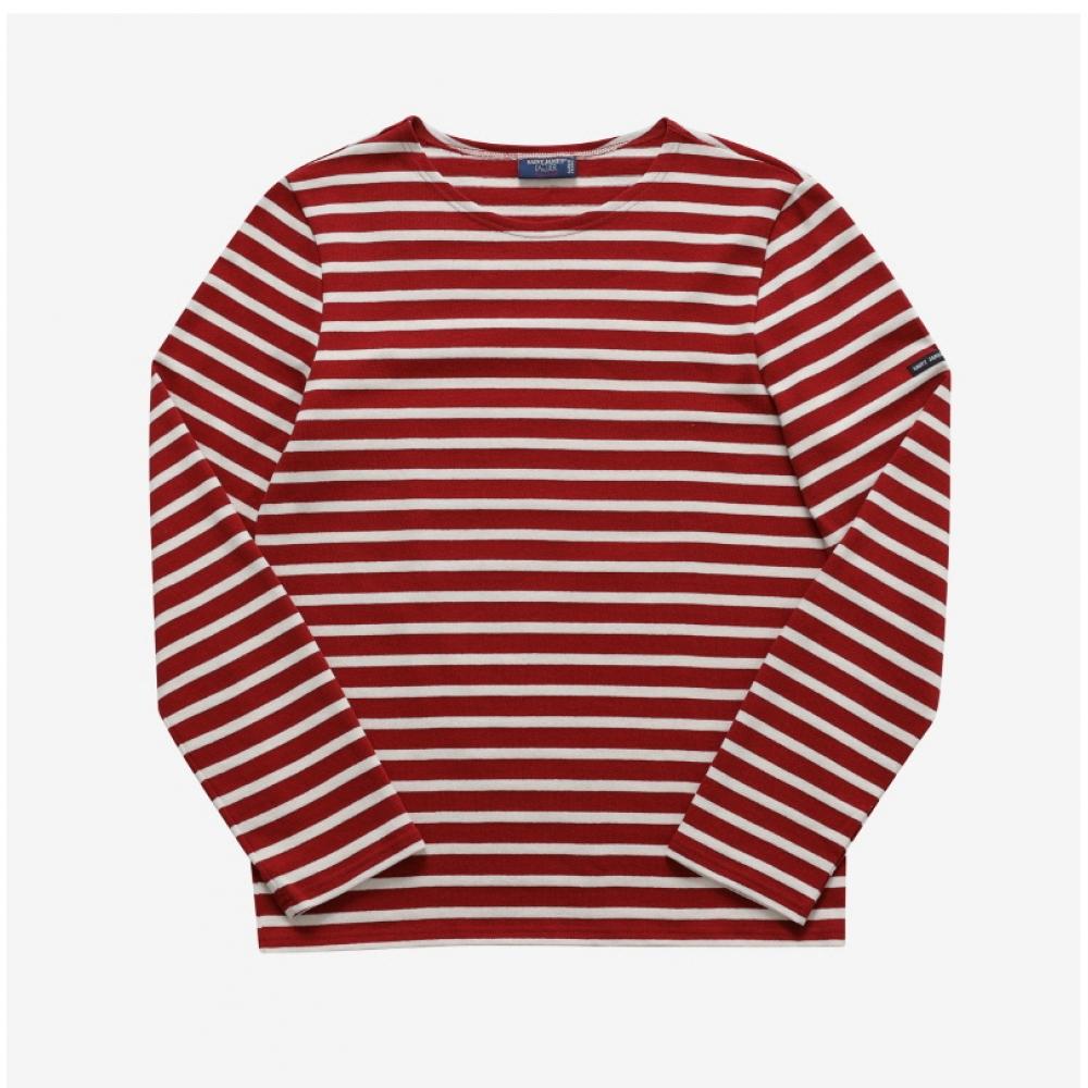 St. James 6870 Persan Ecru Meridien Modern Stripe Common Long Sleeve Tee