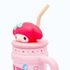 Skater Handled Straw Tumbler with Sanrio My Melody Mascot 700ml, Insulated, (STSTBM7-A)