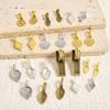 50PCS Tibetan Style Alloy Glue on Flat Pad Bails Water drops Rectangle Shape Pendants Charms Connector Hanger for Jewelry Making